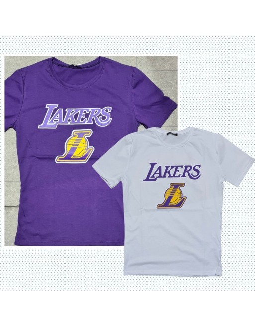 T-shirt cotone con stampa Lakers