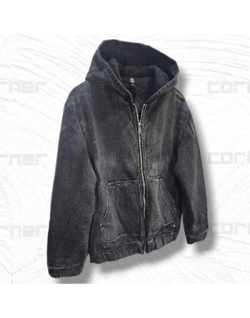 Giubbotto jeans imbottito