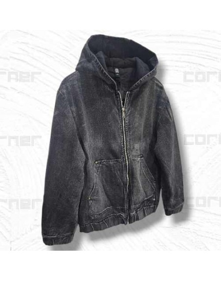 Giubbotto jeans imbottito