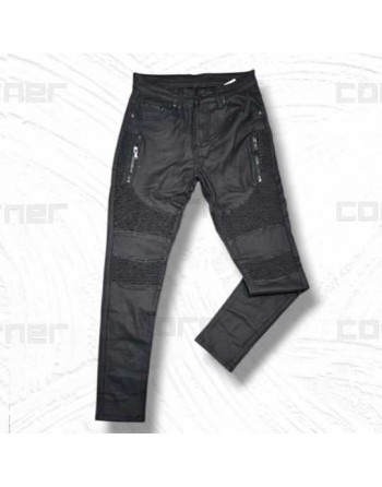 Jean Biker in ecopelle