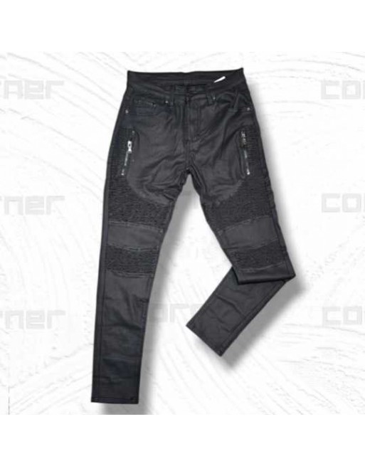 Jean Biker in ecopelle